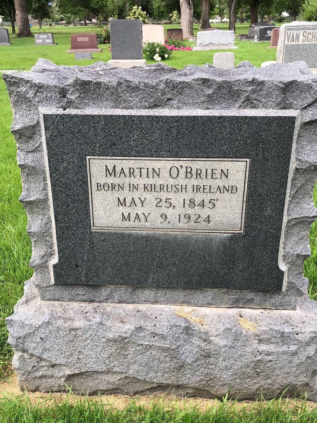 Martin O'Brien's grave. Photo 1