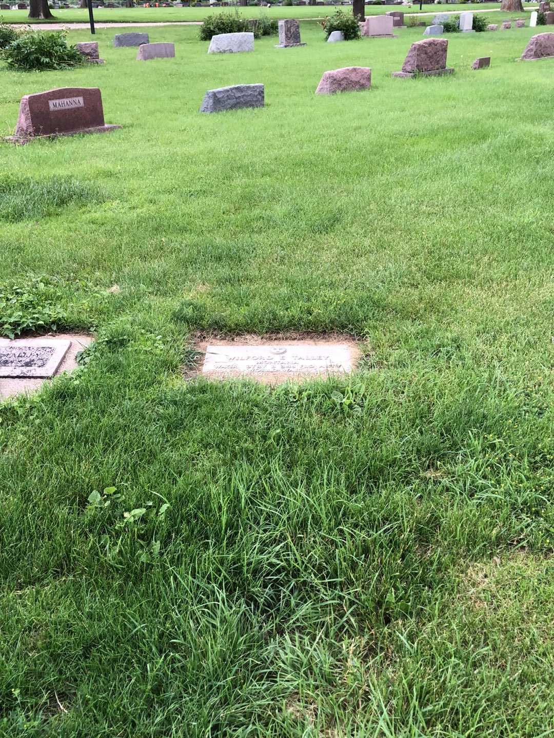 Wilford J. Talley's grave. Photo 2