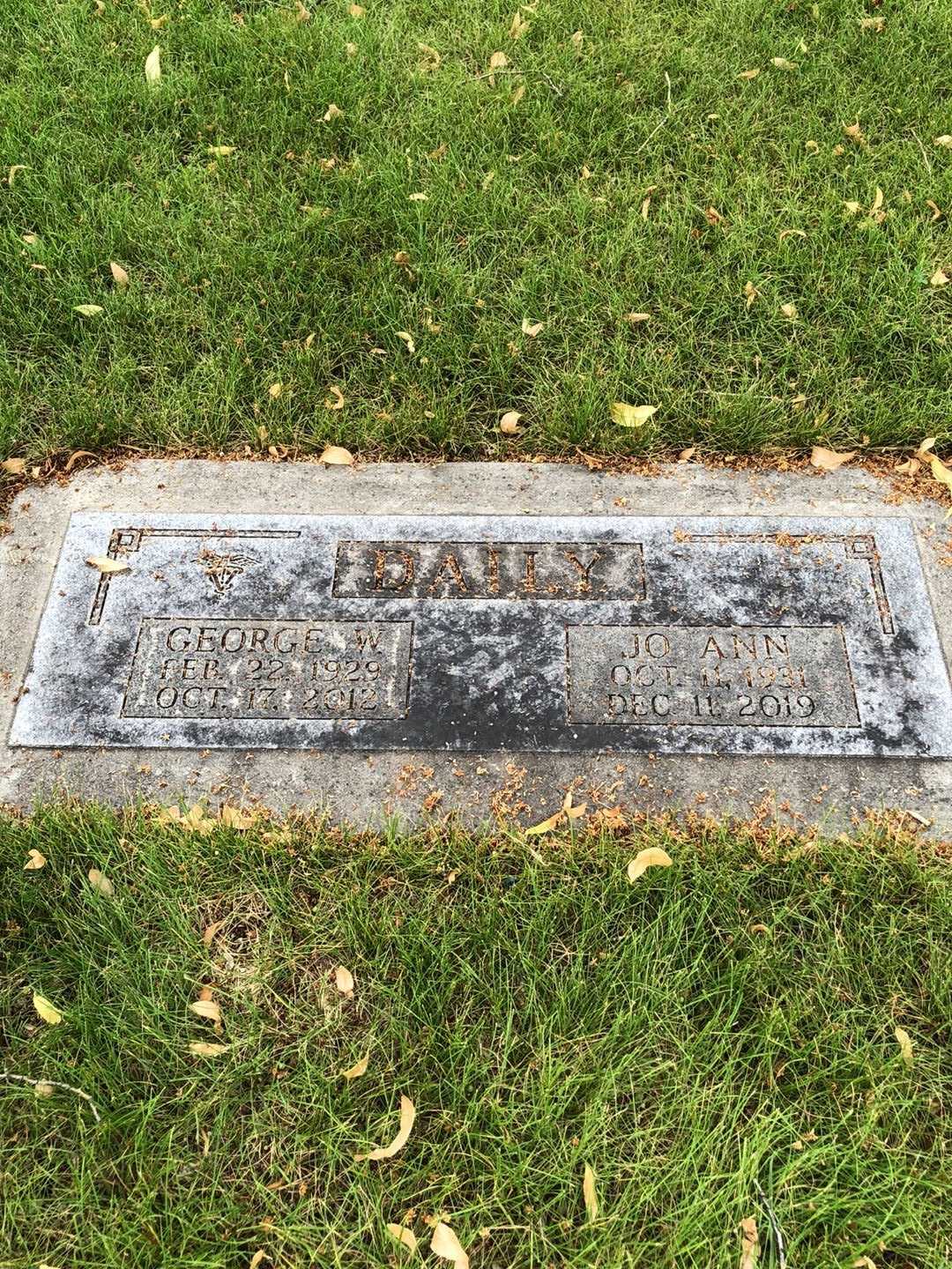 Jo Ann Daily's grave. Photo 1