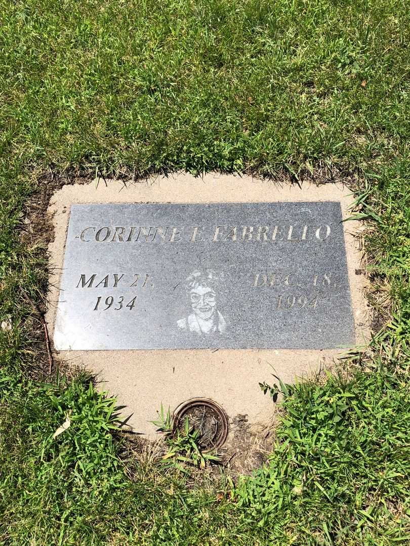 Corinne E. Fabrello's grave. Photo 1