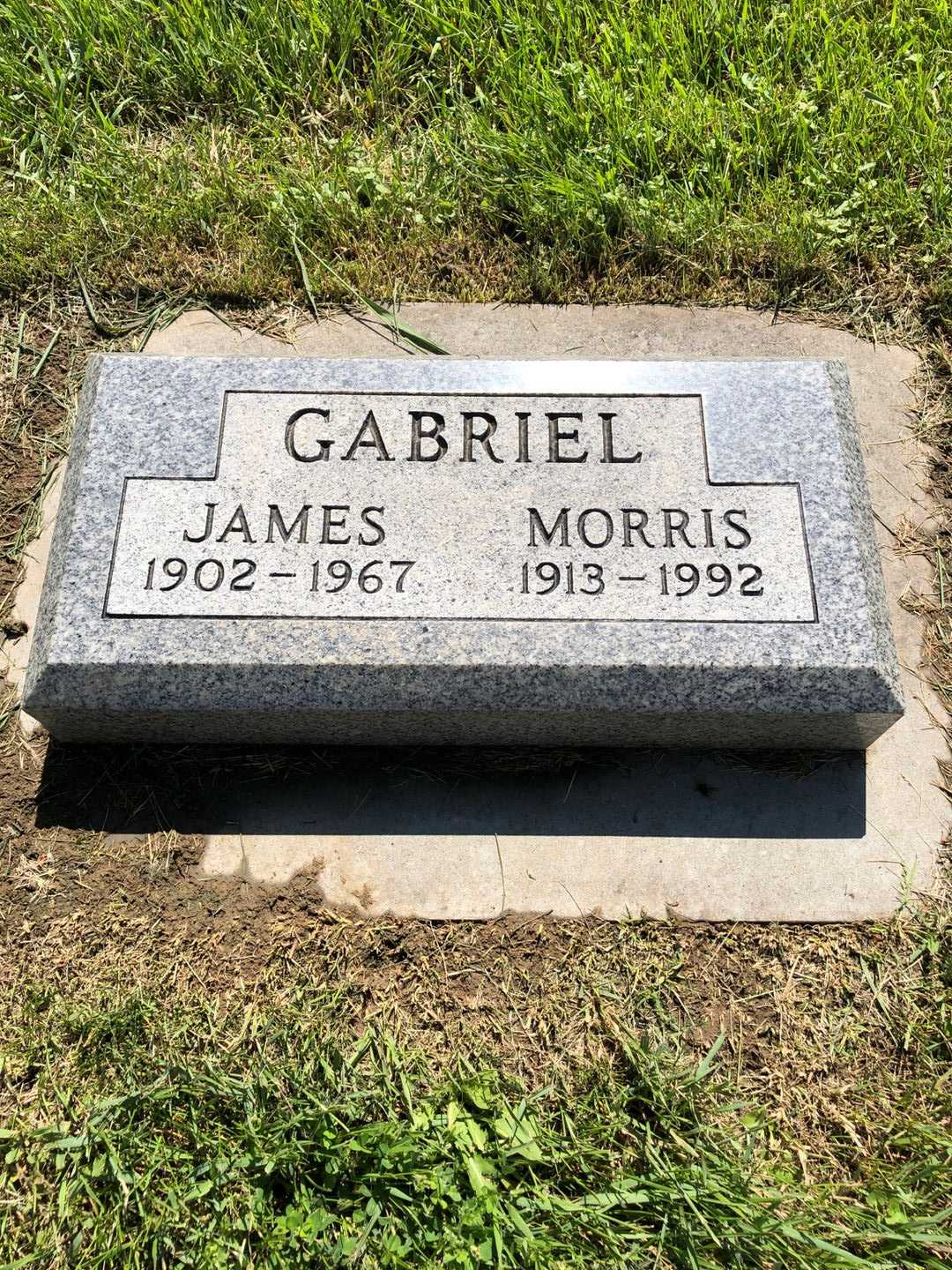 James Gabriel's grave. Photo 1