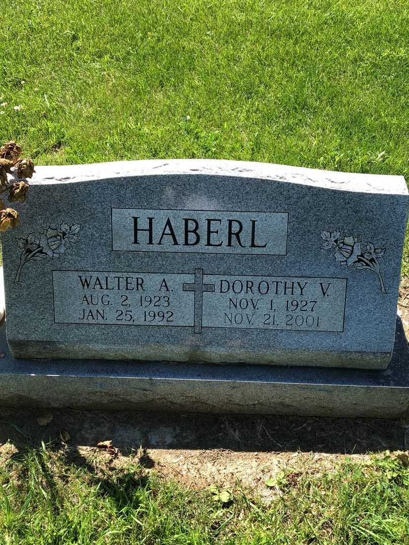 Dorothy V. Haberl's grave. Photo 1