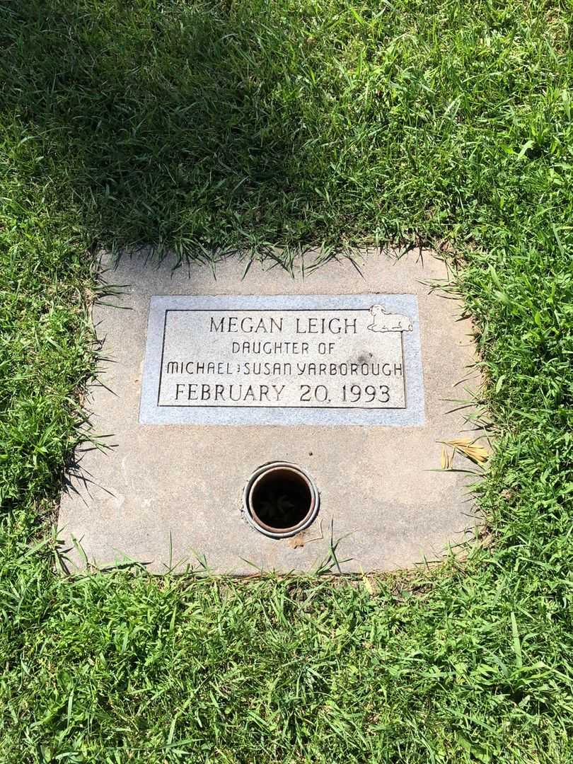 Megan Leigh Yarborough's grave. Photo 1