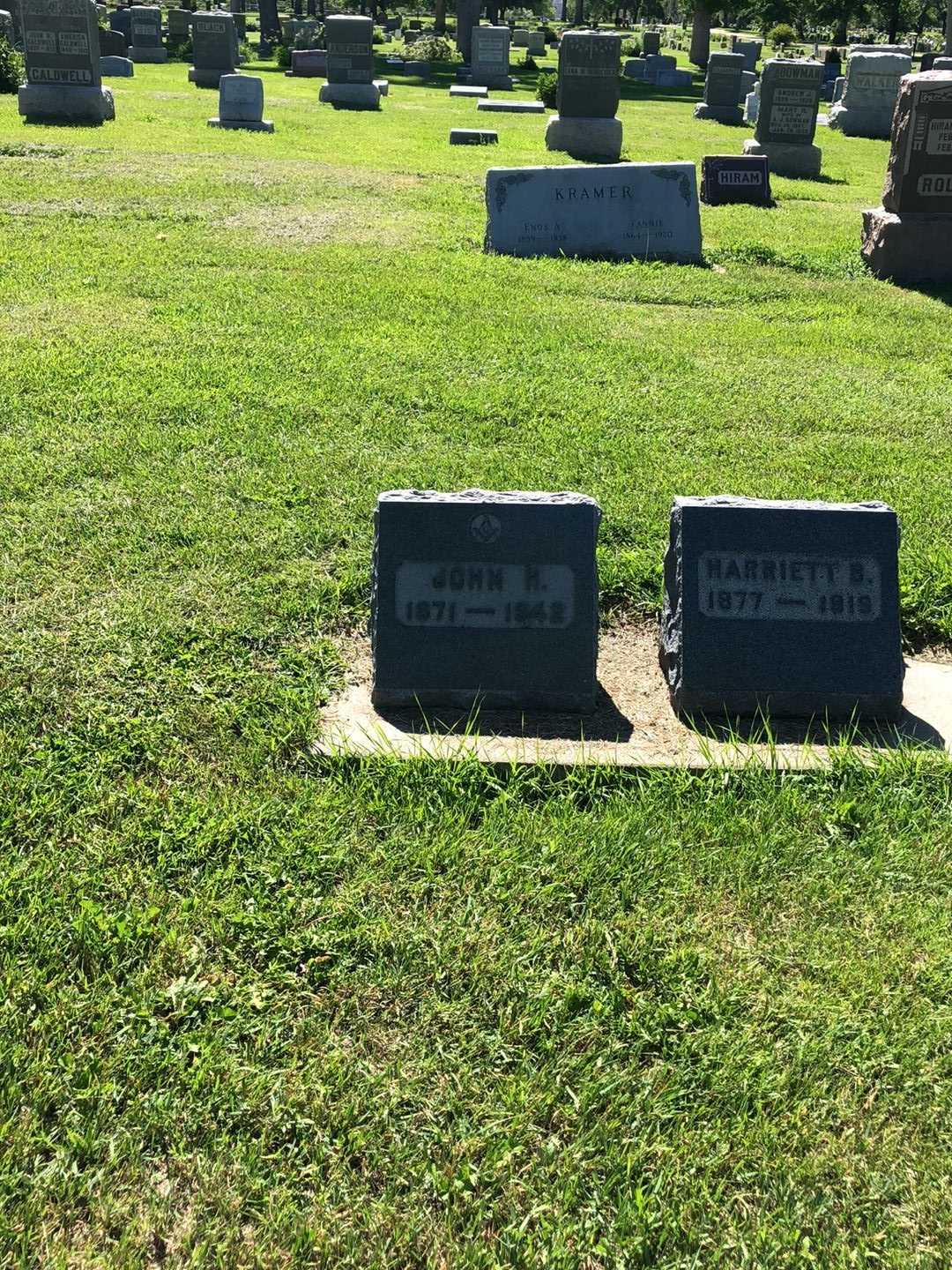 John H. Abbott's grave. Photo 2