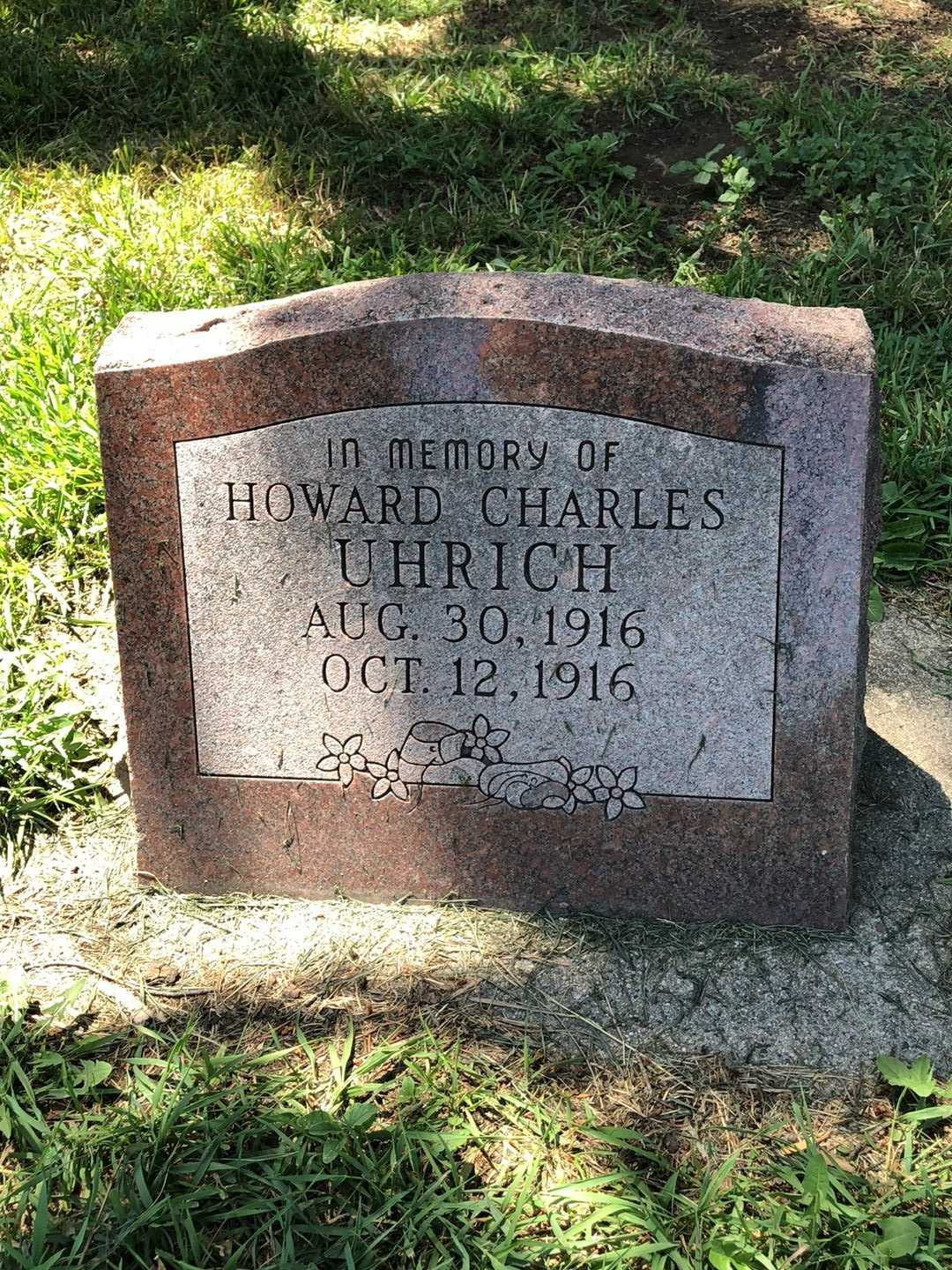 Henry Howard Charles Uhrich's grave. Photo 1