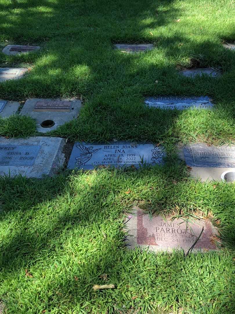 Helen Joann Ina's grave. Photo 2