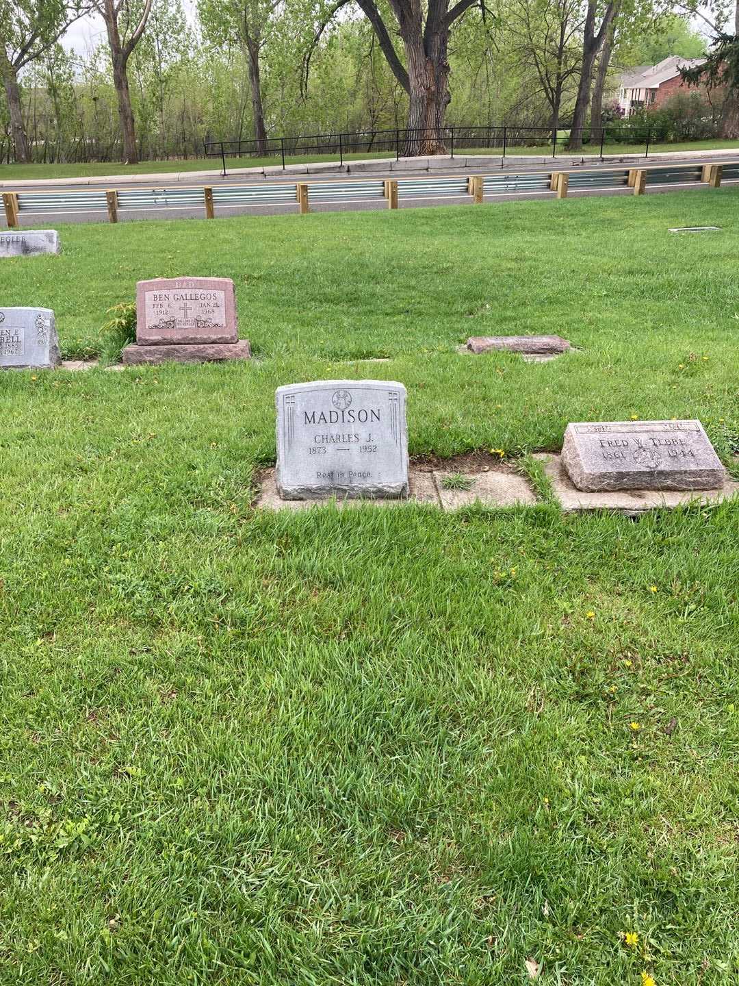 Charles J. Madison's grave. Photo 2