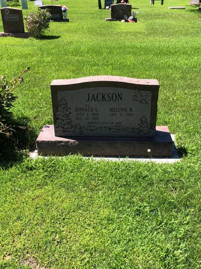 Donald Leland "Lee" Jackson's grave. Photo 2