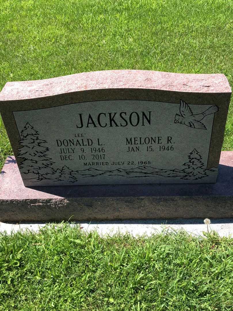 Donald Leland "Lee" Jackson's grave. Photo 1