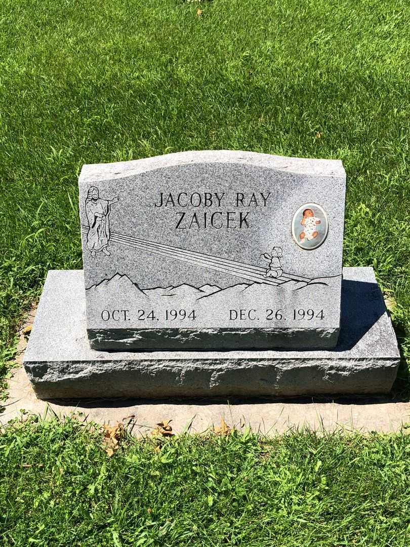 Jacoby Ray Zaicek's grave. Photo 1