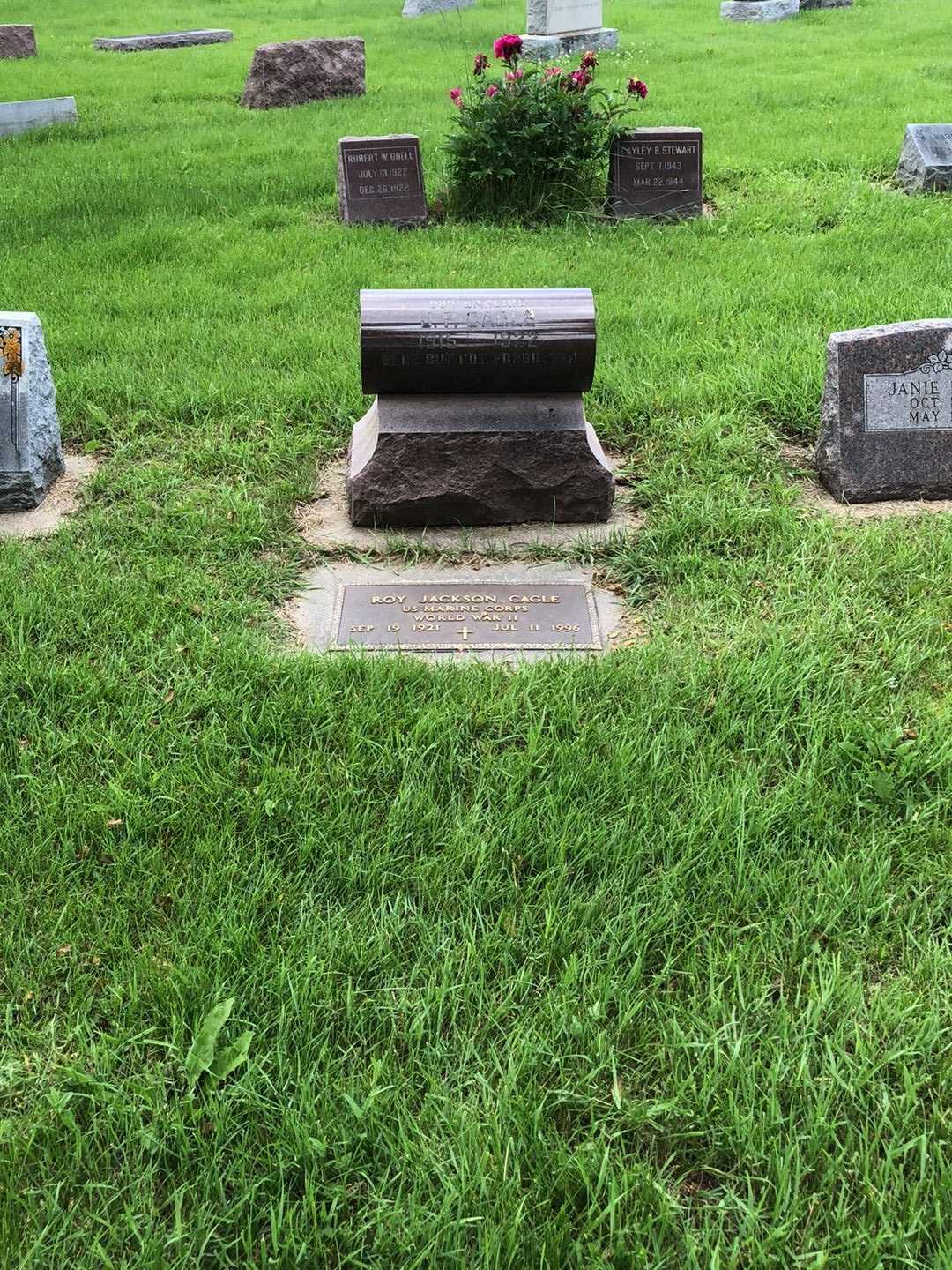 J. P. Cagle's grave. Photo 3