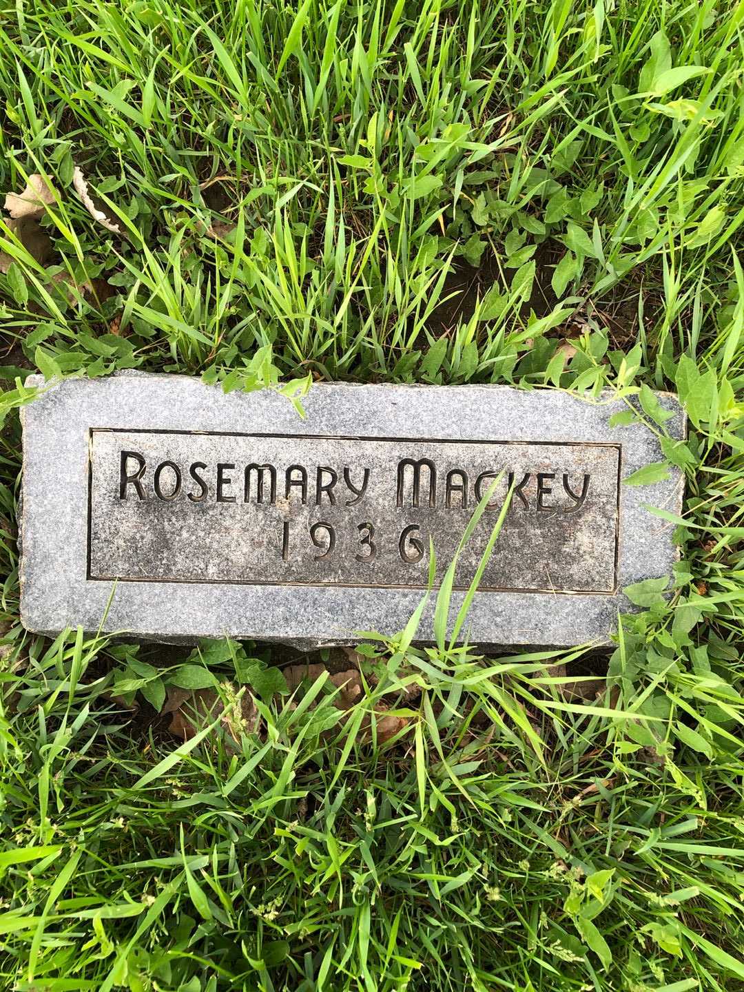 Rosemary Mackey's grave. Photo 4