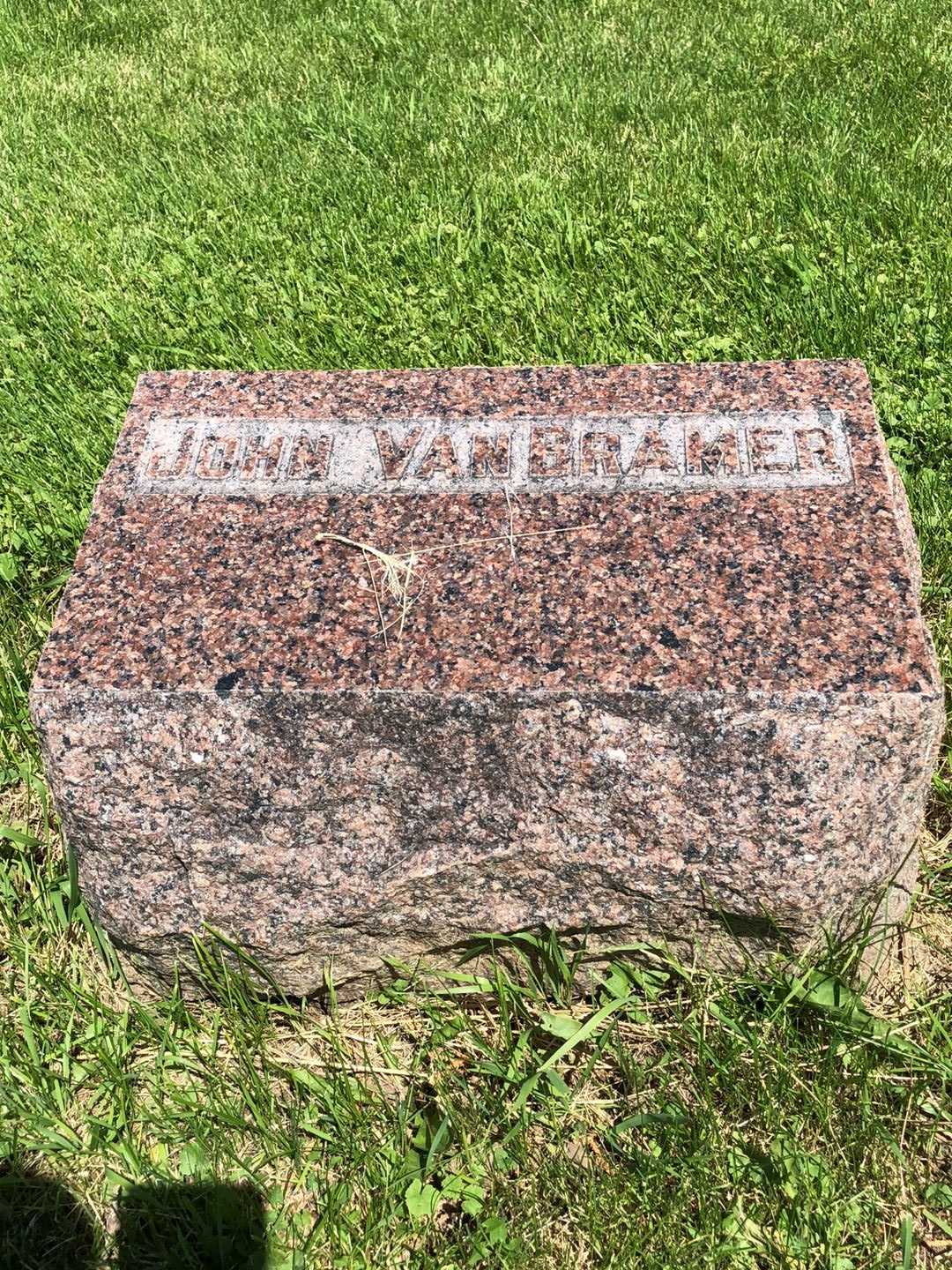 John Van Bramer's grave. Photo 3