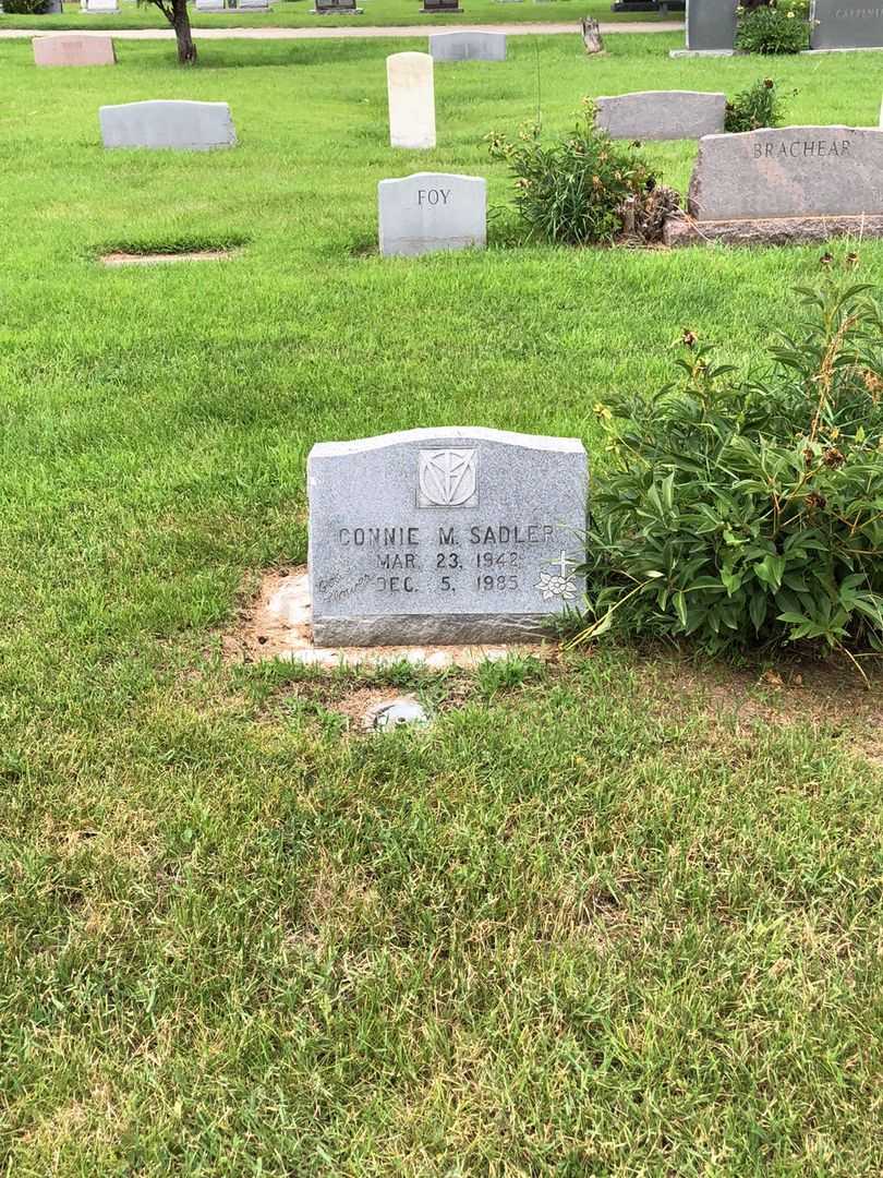 Connie M. Sadler's grave. Photo 2