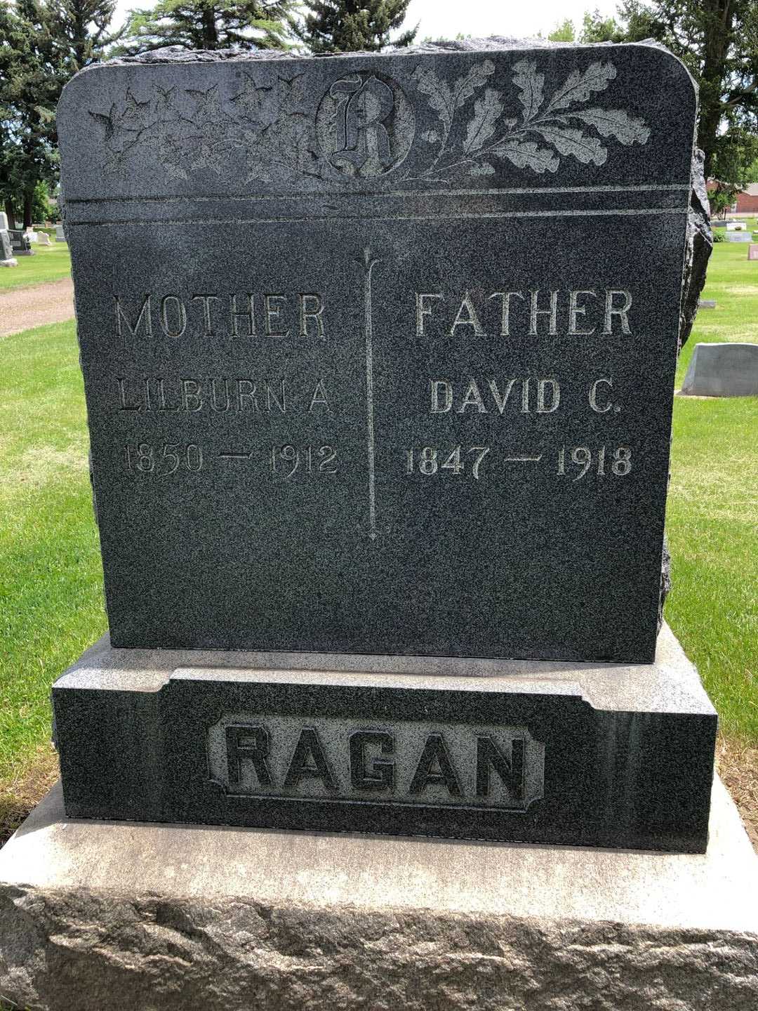 David C. Ragan's grave. Photo 1