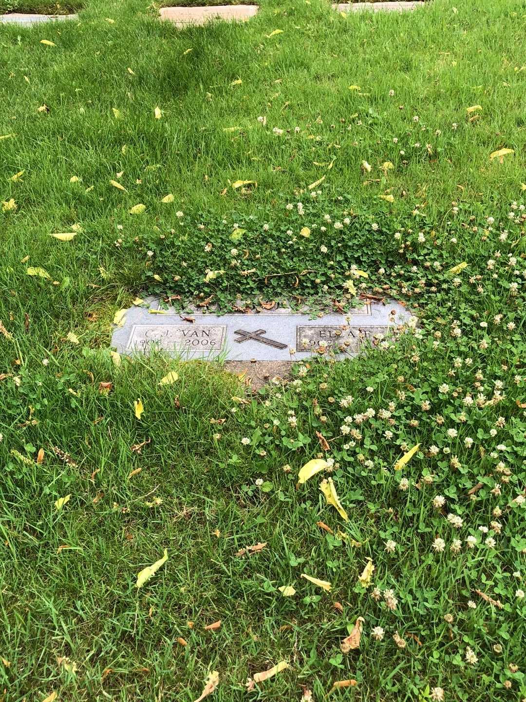 Ella Fae Van Boven's grave. Photo 2