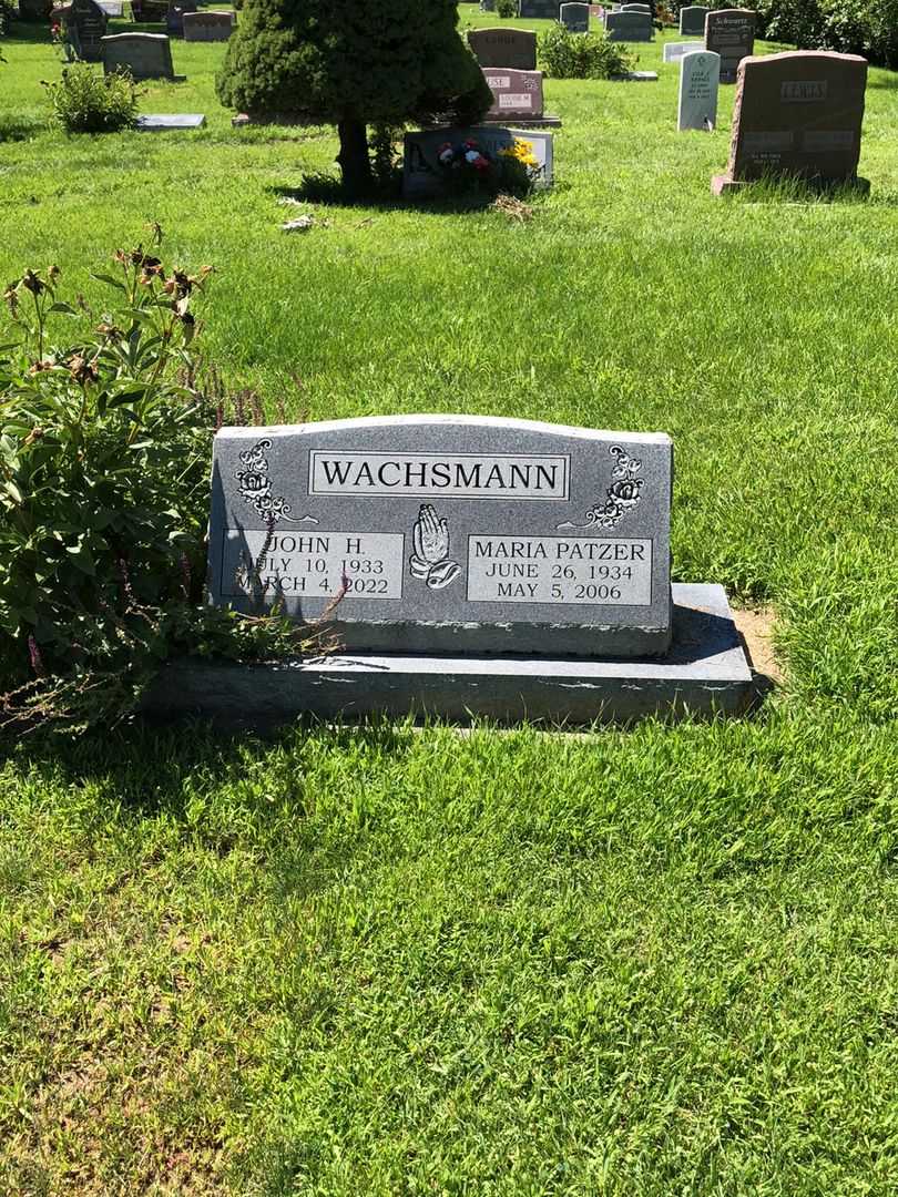 John H. Wachsmann's grave. Photo 2