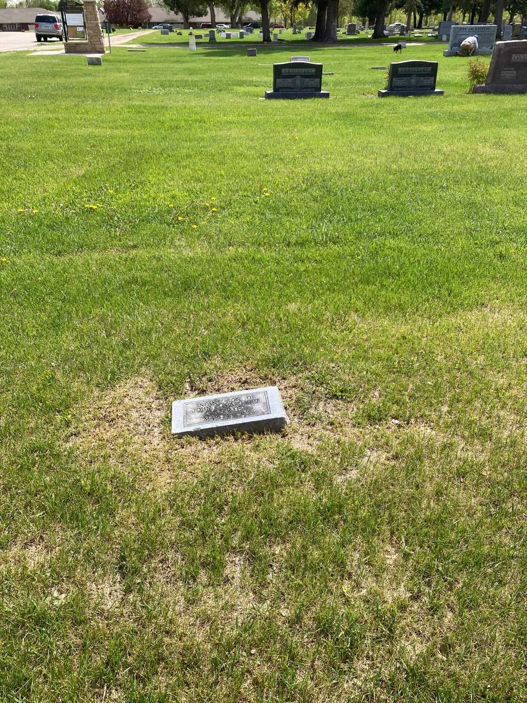 Infant Gabriel's grave. Photo 2