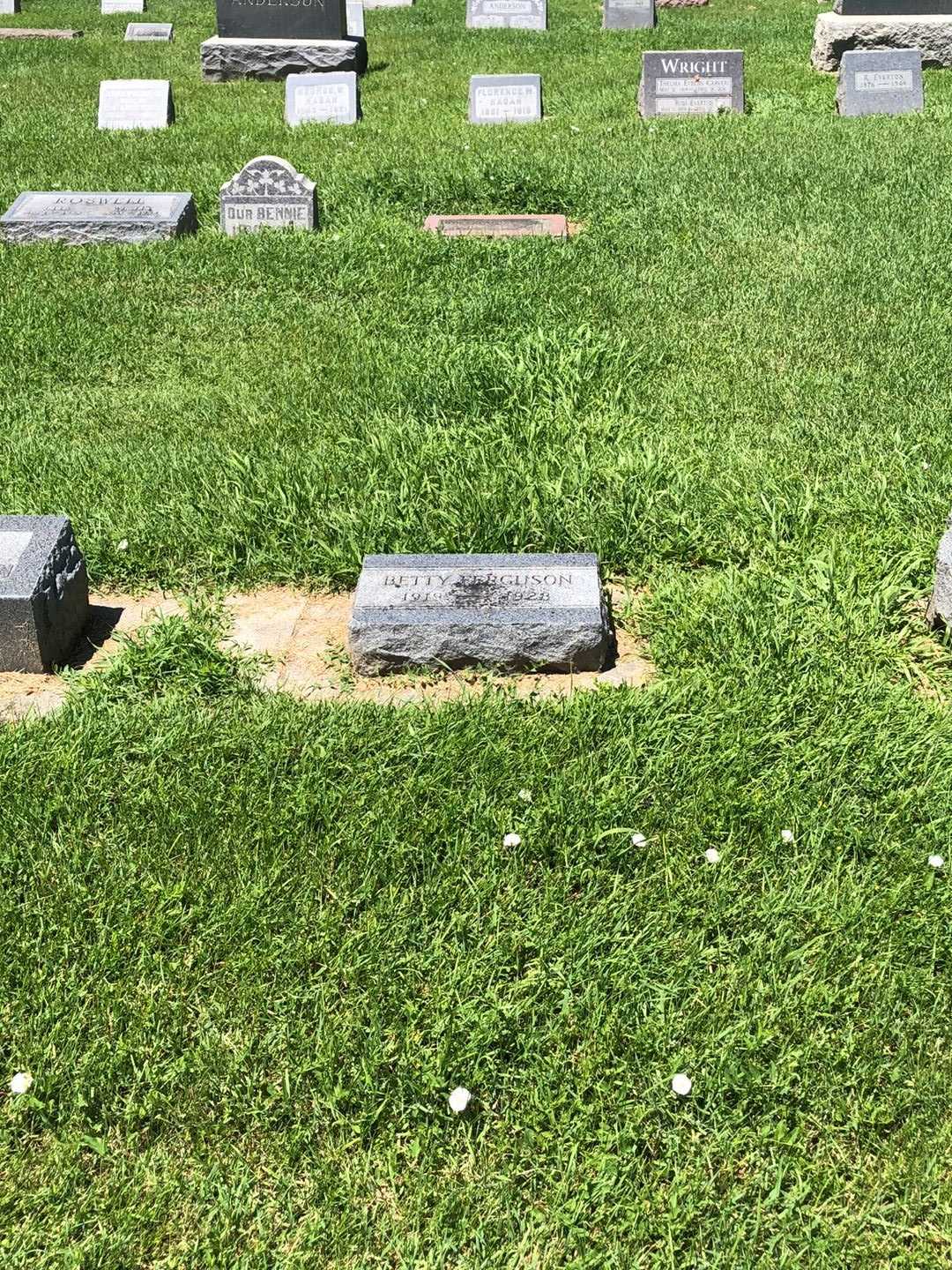 Ruth Betty E. Ferguson's grave. Photo 2