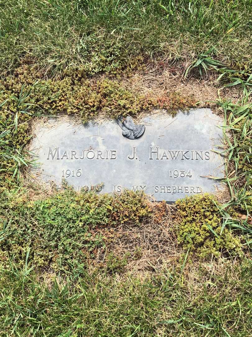 Marjorie Jean Radley-Hawkins's grave. Photo 1