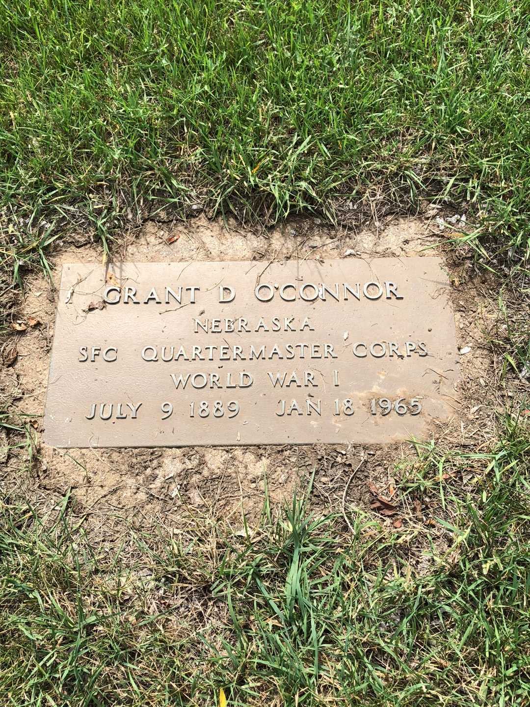 Grant Douglas O'Connor's grave. Photo 1