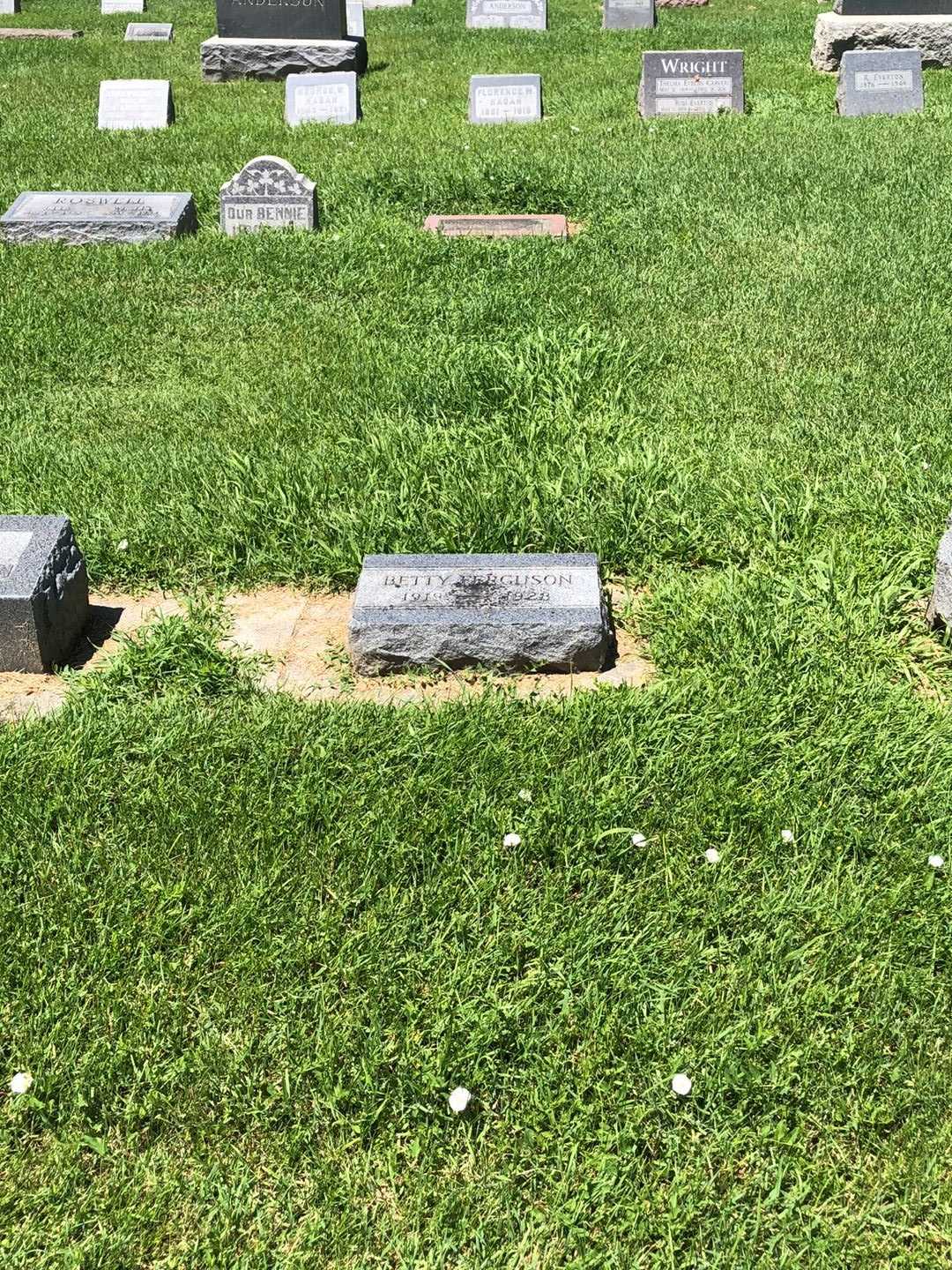 Ruth Betty E. Ferguson's grave. Photo 2